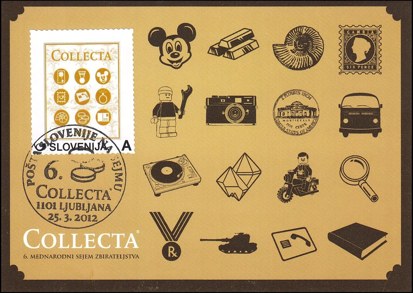 POŠTA SLOVENIJE NA SEJMU COLLECTA 2012   
